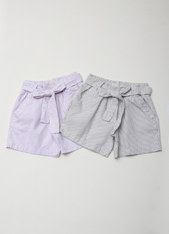 Short Rayado Moño - comprar online