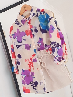 camisa charlotte Violeta