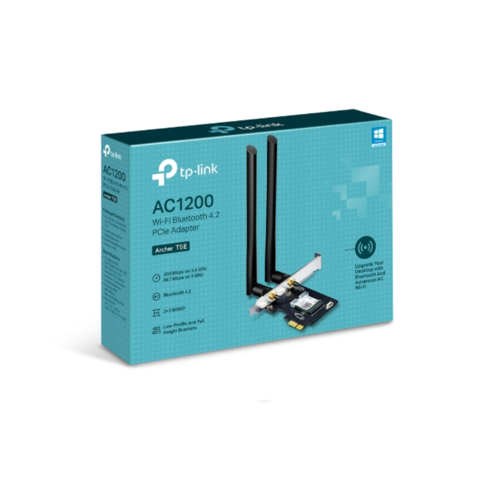 PLACA WIFI TP Link ARCHER T5E AC1200 PCIe Dual Band 2 Antenas + Bluetooth