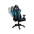Silla Gamer COOLERMASTER CALIBER R1 Negro-Azul ( Turquesa ) Reclinable
