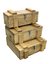 Caja 3 botellas color madera - comprar online