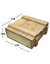 Caja 3 botellas color madera - RUFFINO MUEBLES COMERCIALES