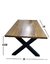 Mesa patas de hierro en cruz - comprar online