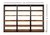 Estantería de hierro y madera 3 mts x 40 x 2 mts