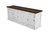 Mostrador estilo vintage de 2 mts x 50 cm x 1 mts de altura