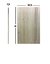 Tabla tablón tablero de alamo 1mx90cm espesor 2cm
