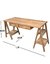 Mesa con caballetes super reforzados - comprar online