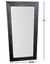 Espejo cuerpo entero marco pecho de paloma 14cm 2m x 85cm - comprar online