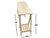 Escritorio tablon tabla mesa con caballetes fijos - RUFFINO MUEBLES COMERCIALES