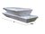 Estanteria flotante estilo vintage 1m x 30cm