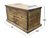 Baul estilo antiguo con apliques de hierro 1m x 50cm x 50cm - RUFFINO MUEBLES COMERCIALES
