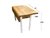 Mesa libro de patas torneadas 80cm x 1,2m x 80cm - comprar online