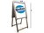Cartel doble plegable y desmontable para ploteo 60cm x 1,2m