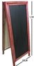 Pizarrón doble de vereda moldura de demolición 1,50 x 60 - comprar online