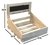 Exhibidor de madera con pizarrón - comprar online