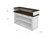 Mostrador estilo vintage con alzada de 1,50 x 50 x 1,20 de altura - comprar online