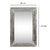 Espejo Marco 14cm Vintage 130x80 Espejo Vertical - comprar online