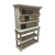 Cristalero valijero estanteria biblioteca modular vintage de patas torneadas Cod 7885 - tienda online