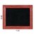 Pizarron Pizarra Pizarrones Cartel Pared 1 X 80cm Marco 10cm - comprar online