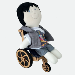 VALENTIN con su nueva silla de ruedas!