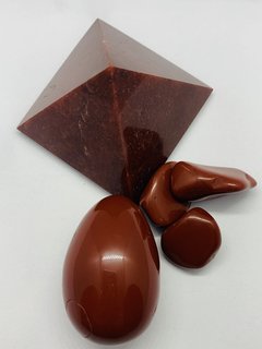 Yoni Egg Jaspe Vermelho 67g - CristalMagia