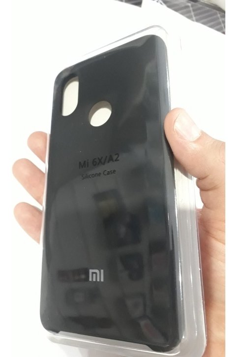 Funda Xiaomi Red Mi 6x A2 Silicone Negra Case Silicona