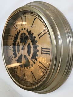 RELOJ DORADO DOBLE ENGRANAJE en internet