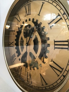 RELOJ DORADO DOBLE ENGRANAJE - comprar online