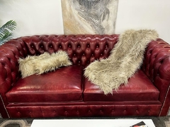 SILLON CHESTER CUERO 3 CUERPOS BORDÓ - comprar online