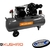 COMPRESOR 90L MONOFÁSICO A CORREA 3HP 8 BAR BOBINA ALUMINIO