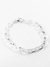 Pulsera forcet cerrada acero plateado