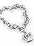 Pulsera con dije corona acero
