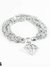 Pulsera forcet varias con dije diamante acero