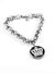 Pulsera con dije corona acero