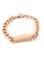 Pulsera de indentidad acero rosado