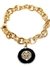 Pulsera con dije espiritu santo acero dorado