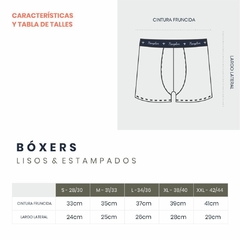 BOXER LISO Gris Melange - La Tienda Baúl