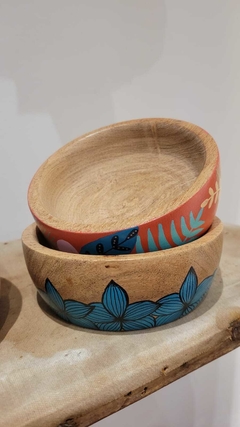 Imagen de CUENCOS DE MADERA PINTADOS