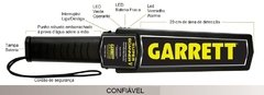 Descrição dos comandos do detector superscanner v Garrett