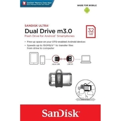 Pen drive 32GB Sandisk Ultra Dual Drive M3.0 p/ Smartphones - Mc Informatica