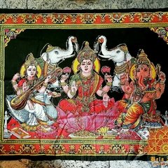 Painel Indiano em tecido Deuses Hindus