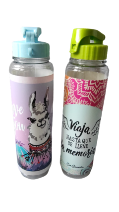 Botella Flip Con Vinilo