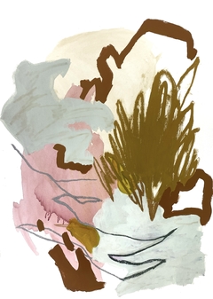 100 x 70 cm, Mixta sobre papel