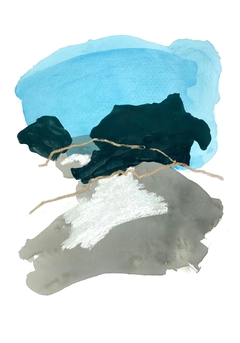 100 x 70 cm, Mixta sobre papel