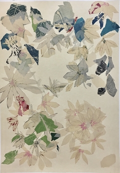 105 x 75 cm, Técnica mixta sobre papel