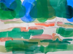 Gouache sobre papel, 100 x 140 cm, 2019