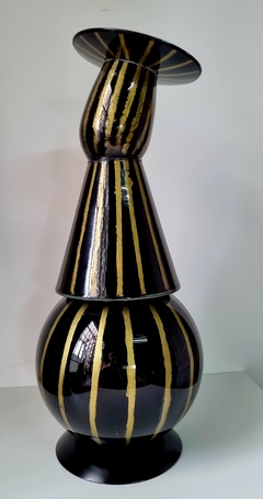 Imagen de 23 cm diám x 58 cm alto - Escultura de vidrio