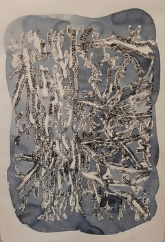 36 x 26 cm, Acuarela y transfer