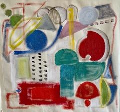 50 x 50 cm, Mixta sobre tela