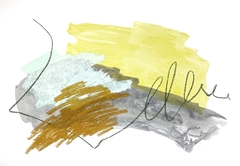 70 x 100 cm, Mixta sobre papel